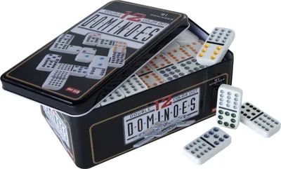 Produktbild von Domino Doppel-12 – in der Dose – 91 Steine