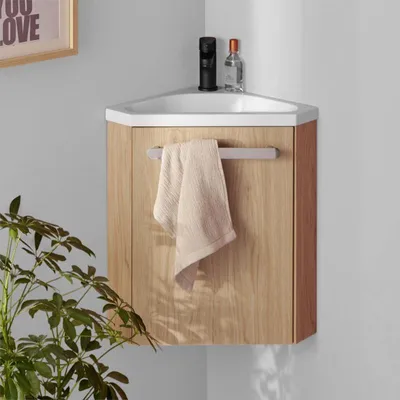 Produktbild von SKINO Eckwaschtisch + Armaturenset