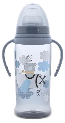 Zdjęcie produktu dla Lorelli Kubek niekapek z miękkim ustnikiem i dwoma uchwytami MY FRIEND 350 ml Kubek niekapek z miękkim silikonowym ustnikiem dla dzieci od 6+ miesięcy