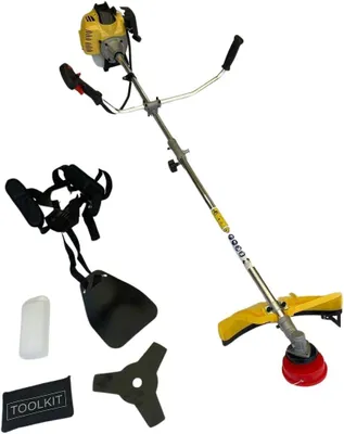 Immagine prodotto di Decespugliatore a benzina - 52 cm³ - Con bobina, disco e tracolla - Serbatoio 900 ml