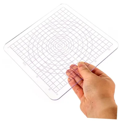 Produktbild von 2 Stück Acrylplatten für DIY-Tonmodellierwerkzeuge