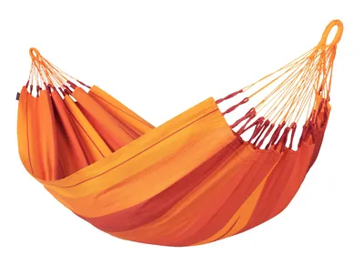 Produktbild von La Siesta Single-Hängematte MODESTA volcano orange Klassische Einzel-Hängematte aus Baumwolle