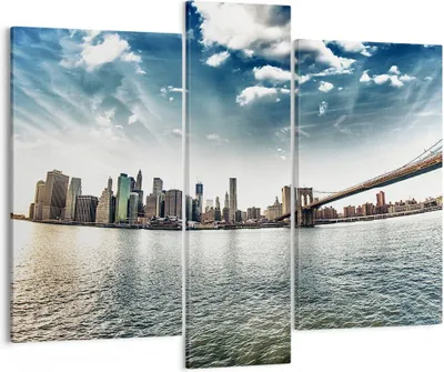 Produktbild von Bild auf Leinwand - Leinwandbild - Amerika wohnung architektur gebäude - 95x80cm - Wand Bild - Wanddeko - Leinwanddruck - Bilder - Kunstdruck - Leinwand bilder - Wandkunst - CB95x80-2430