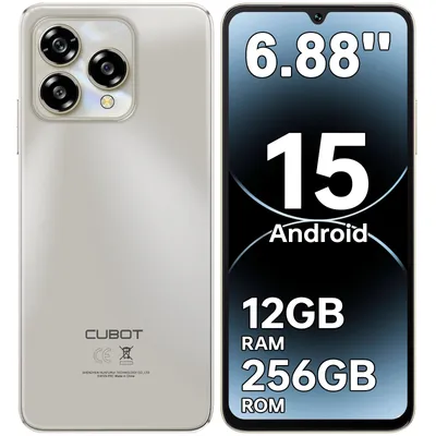 Produktbild von Cubot A40 Handy ohne Vertrag, Smartphone mit 6,88 Zoll Großdisplay, Android 15, 12GB RAM, 256 GB ROM, 5100mAh, NFC