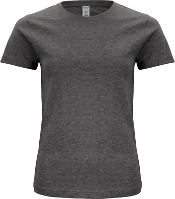 Produktbild von Damen T-Shirt Classic OC-T aus 100% Baumwolle enzymgewaschen vorgeschrumpft mit doppeltem Rippkragen