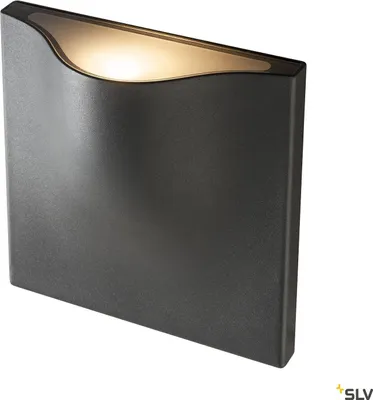 Immagine prodotto di Vilua L Applique LED antracite IP54 bianco caldo 20x20 cm