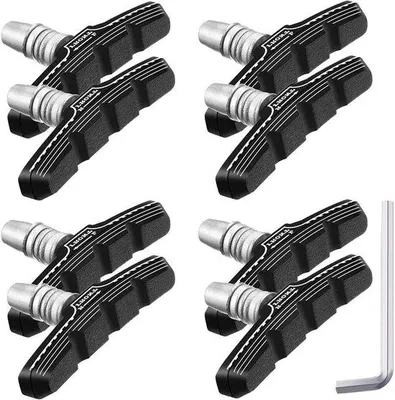 Produktbild von Mountainbike- und Rennrad-Bremssättel-Set. Enthält Schraubendreher.