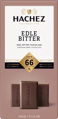 Zdjęcie produktu dla Hachez tabliczka delikatnej ciemnej czekolady z nutą wanilii 100g