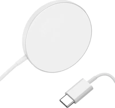 Produktbild von Mayaxess, Magnetisches MagSafe Ladegerät 15W für iPhone 17 Pro, Weiß