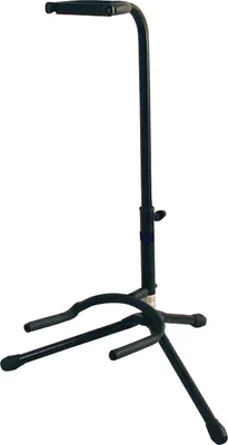 Produktbild von Universal Gitarrenständer - Schwanenhals Halterung für Gitarre, Western, Elektro, Bass - schwarz