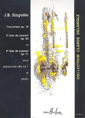 Image de Solos De Concert, Opus 78, Pour Saxophone Alto Et Piano
