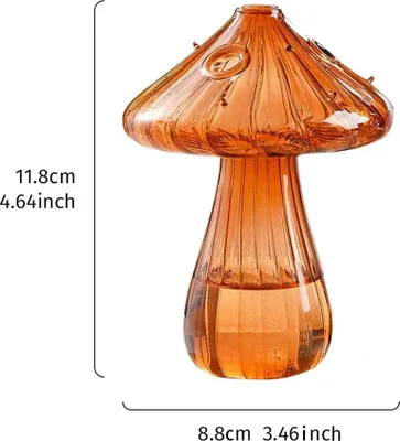 Produktbild von Pilzförmige Glasvase Pflanzgefäße klare Hydrokulturvase