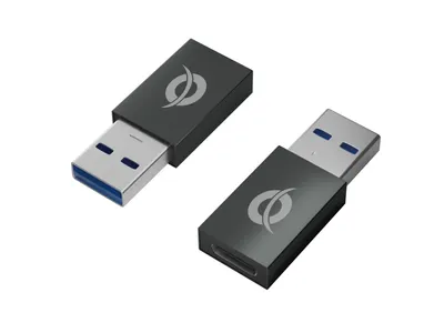 Obrázok produktu pre Adaptér Conceptronic USB-C -> USB-A 3.0.2 kusy sivý - Adaptér