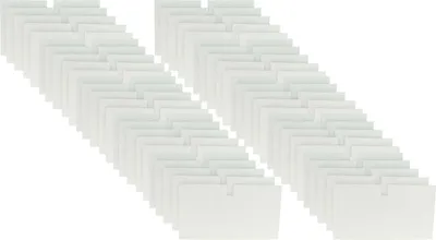 Produktbild von vhbw 50x Luftfilter kompatibel mit Lunos ALD 36,5 Lüfter, Badlüfter, Ventilator, Lüftungsgerät - Weiß