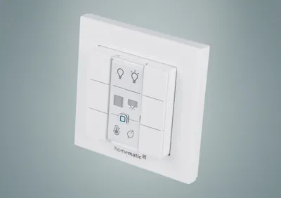 Obrázok produktu pre HomeMatic HMIP-WRC6, Biela, 869.525 MHz, IP20, Batérie, 50 mA, AAA