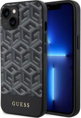 Obrázok produktu pre Guess Guhmp14Mhgcfsek Puzdro Pre Iphone 14 Plus 6.7 - Čierne Gcube Stripes Magsafe