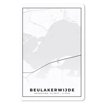 Obrázek produktu pro Podložka pod myš - Mapa města - Mapa - Beulakerwijde - 40x60cm - Podložka pod myš