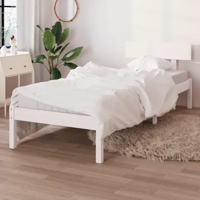 Obrázek produktu pro Postel z masivu Bílá borovice 90x190 cm