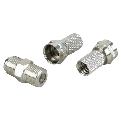 Produktbild von Schwaiger F-Verbinder Set 7,0mm Silber