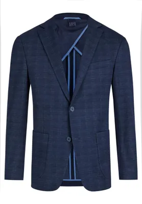 Produktbild von Daniel Hechter -  Leisure Fit - Herren Mix & Match Sakko H-Xtension (100135-40510), Größe:110, Farbe:navy (680)