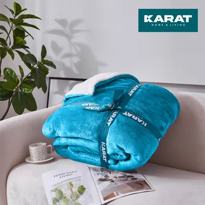 Immagine prodotto di Coperta Glory double-face varie misure e colori azzurro cielo 220x240 cm