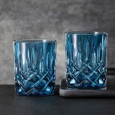 Produktbild von NACHTMANN 104243 NOBLESSE Whisky Tumbler VINTAGE BLUE 2er Set