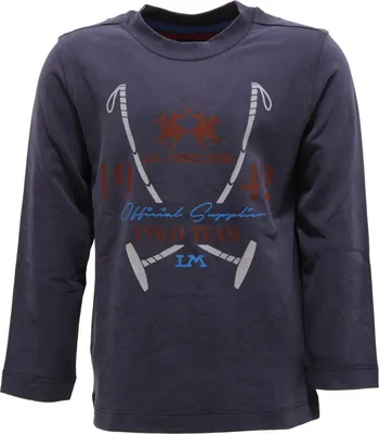 Immagine prodotto di 2325V maglia bimbo LA MARTINA JUNIOR blue Cotone long sleeve t-shirt boy