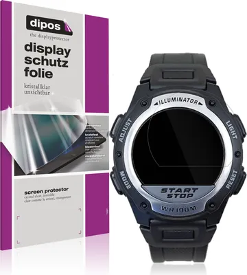 Produktbild von 6x Schutzfolie für Casio W-756 klar Displayschutzfolie Folie Display Schutz dipos