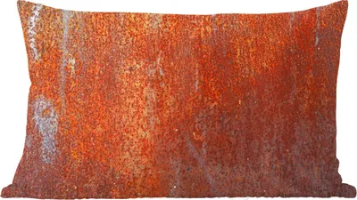 Produktbild von MuchoWow® Zierkissen Sofakissen Wohnzimmer Dekokissen 60x40 cm Vintage - Rost - Metall - Kopfkissen - Polster mit Foto