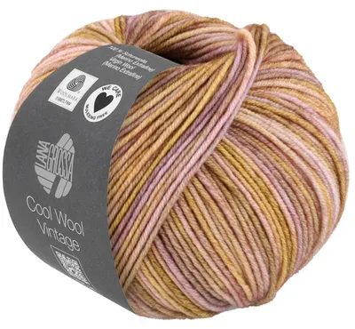 Produktbild von Lana Grossa - Cool Wool Vintage 7386 camel lila