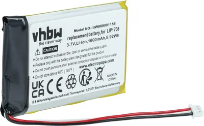 Produktbild von vhbw Akku Ersatz für Sony LIP1708 für Spielekonsole (1600 mAh, 3,7 V, Li-Polymer)