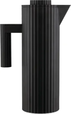 Produktbild von Alessi Plissé, Isolierkanne schwarz