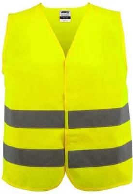 Imagen del producto de Chaleco de seguridad Workfit, color amarillo, talla XL, para hombre y mujer