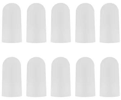 Silikon-Fingerschützer, 10 Stück, weiß, verstellbar, Schmerzlinderung