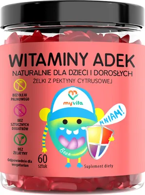 Produktbild von Myvita Adek Gummies - 60 Count