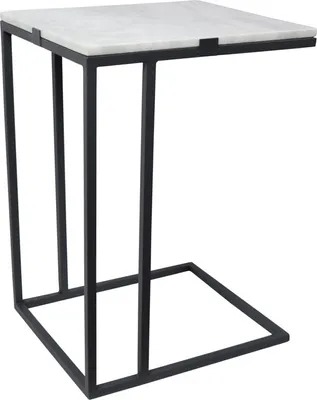 Image de Table d'appoint LOFT42 Marble - Métal - Marbre - 55 x 35 x 40