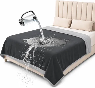 Produktbild von Wasserdichte Decke, wendbare Schutzhülle, für Bett und Sofa