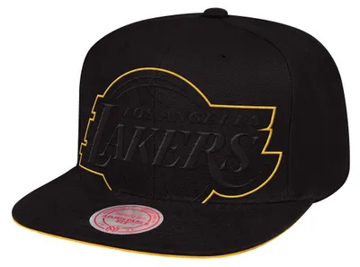 Produktbild von Mitchell & Ness Snapback Cap XL Cropped Los Angeles Lakers Logo black