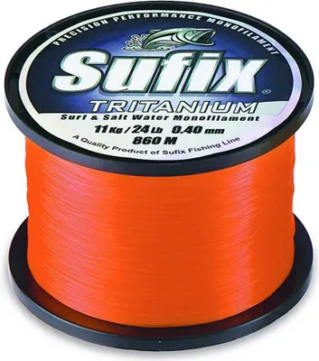 Immagine prodotto di Sufix Tritanium 1/4 Lbs 860 M Monofilo Arancione 0,400 mm Arancione 0,400 mm