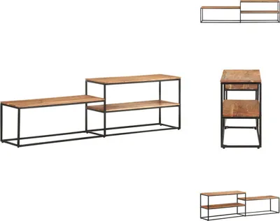 Zdjęcie produktu dla vidaXL Szafka pod TV 180x30x50 cm lite drewno akacjowe - Meble TV