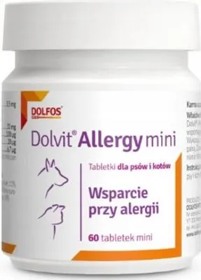 Obrázek produktu pro Dolvit alergie mini alergie u koček DOLFOS 60 tabs.