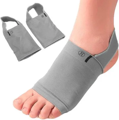 Produktbild von Famanu Kompressionsstütze für das Fußgewölbe - Gel Fußbandage für Männer und Frauen