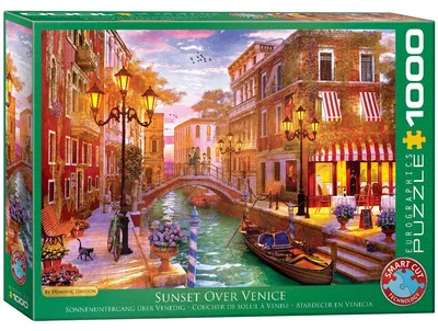 Image de EUROGRAPHICS Coucher de soleil sur Venise Puzzle 1000 pièces