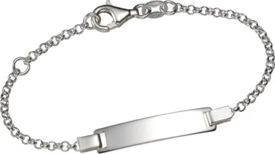 Zdjęcie produktu dla Bransoletka srebrna próby 925, 13+2 cm, kolor biały, model 301260185