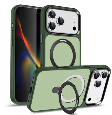 Immagine prodotto di Custodia ibrida per iPhone 17 Pro Max anello magnetico di copertura per la copertura protettiva MagSafe
