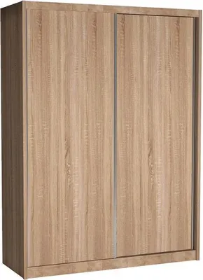 Produktbild von Kleiderschrank 180 cm mit Schiebetüren BERLINA 2 – Sonoma-Eiche