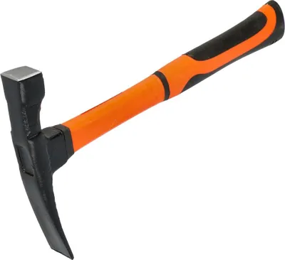Produktbild von Mauerhammer 600 g mit Fiberglasstiel Hammer Steinhammer Bauhammer