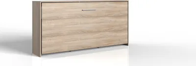 Produktbild von Klappbett "Juist" in EICHE SAEGERAU-NACHBILDUNG. Abmessungen (BxHxT) 212x105x43 cm