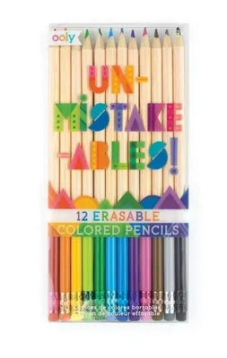 Image de Crayons de couleur effaçables, lot de 12, vous ne pouvez pas vous tromper