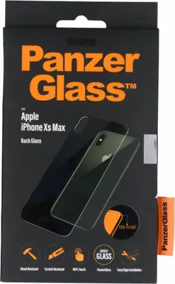 Produktbild von PanzerGlass Backside Glass kompatibel mit iPhone Xs Max
